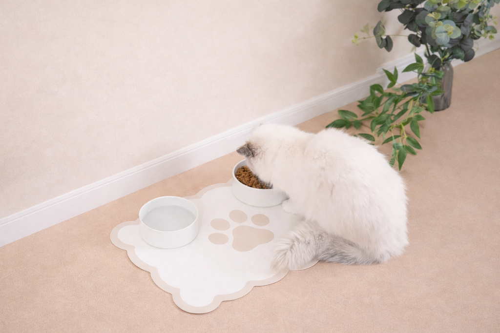 🐾 Tapis d’alimentation nuage – antidérapant