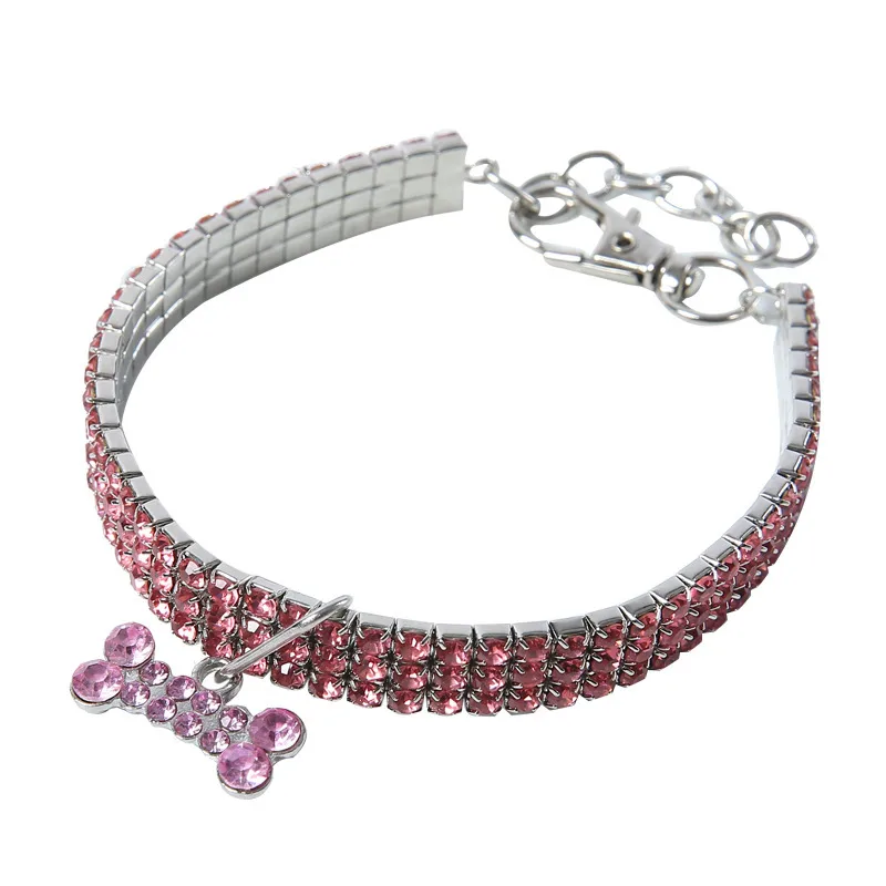 Collier Bijou Brillant pour Chihuahua & Chiens Toy – Taille XS
