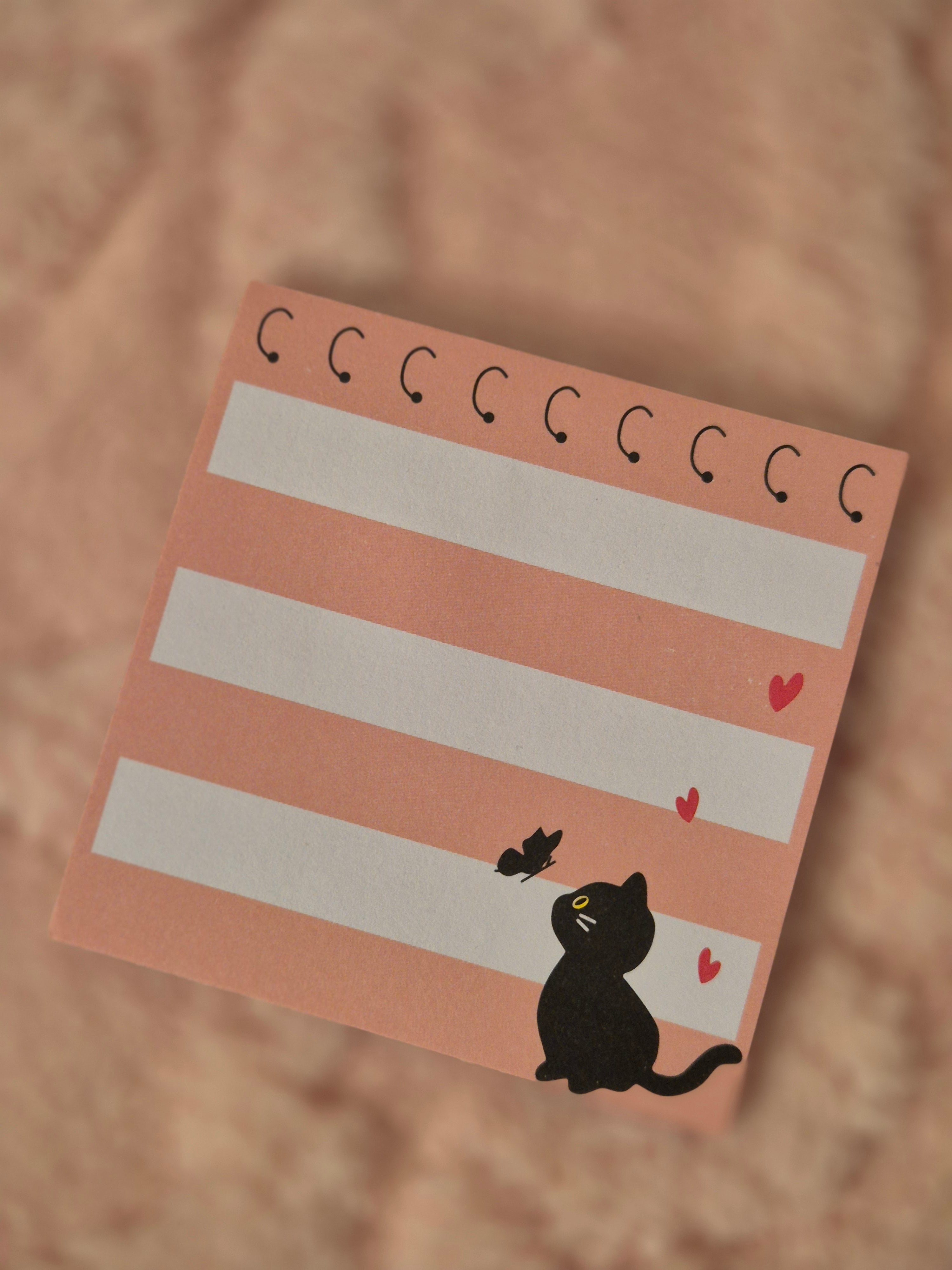 Bloc-notes adhésif chat – modèle mignon
