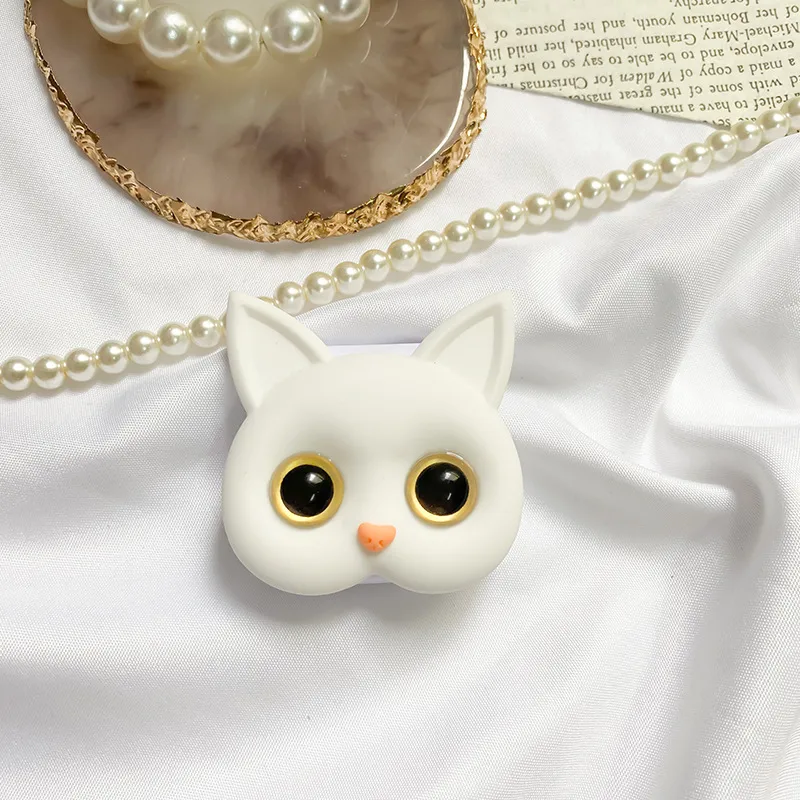 🐾 Support téléphone Chat 3D – Mignon & Pratique