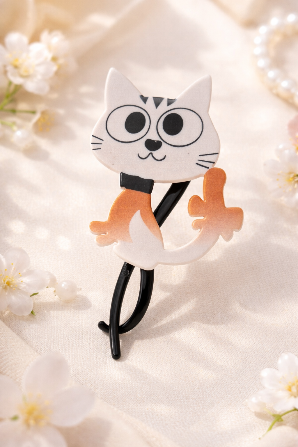 🐱 Pince à cheveux Chat – Accessoire mignon & original