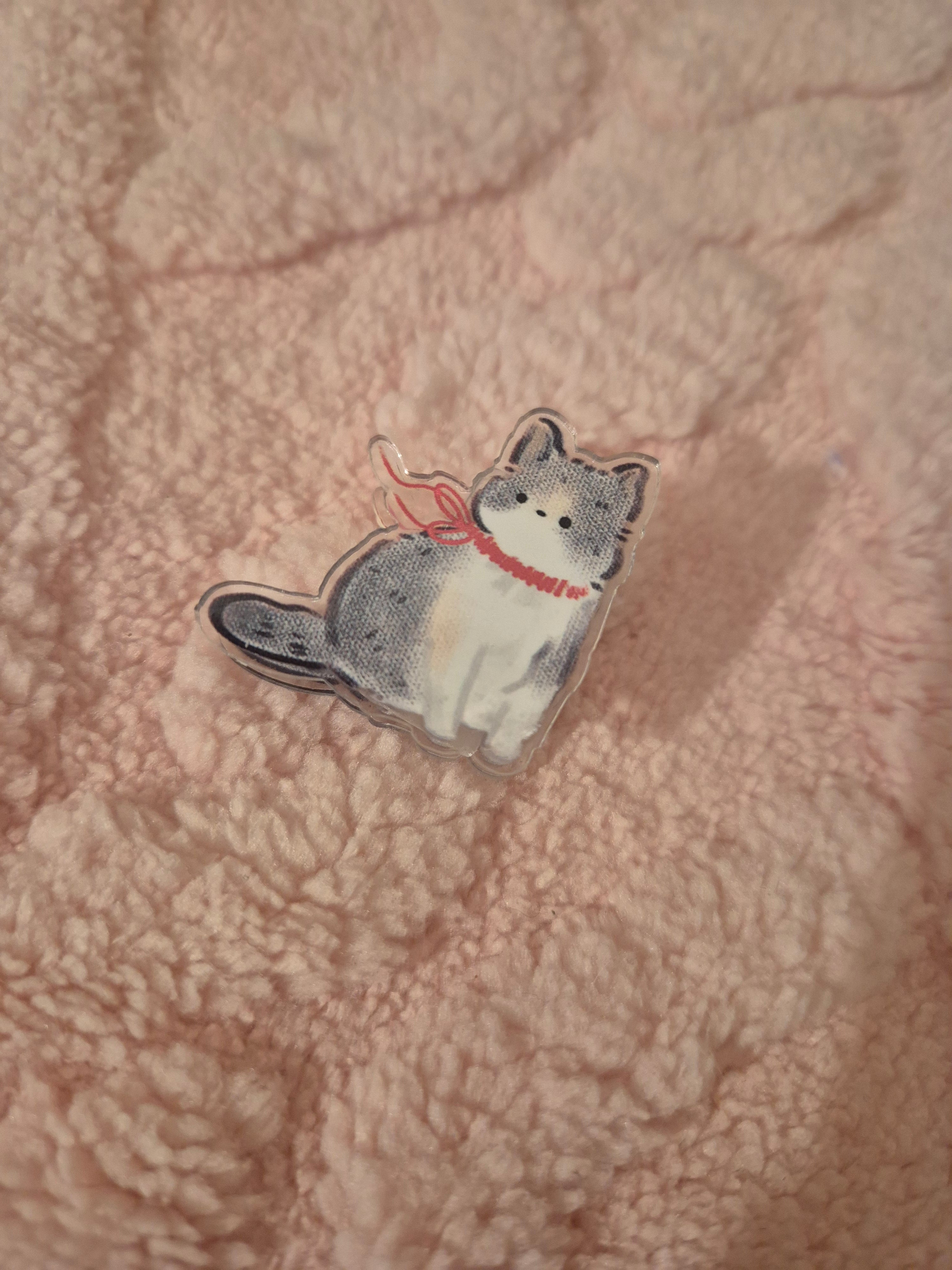 Pince mémo chaton kawaii