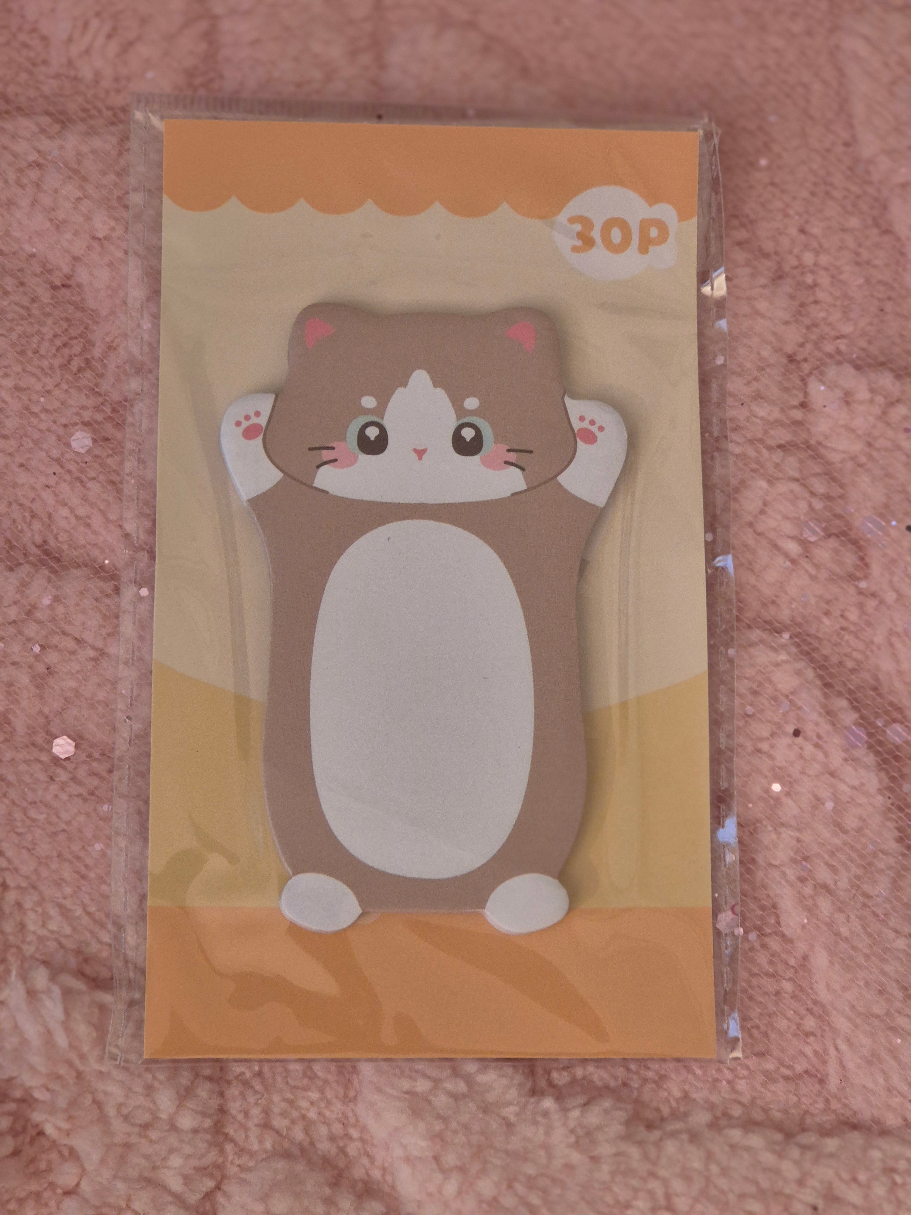 Mini notes Kawaii chat Papouille