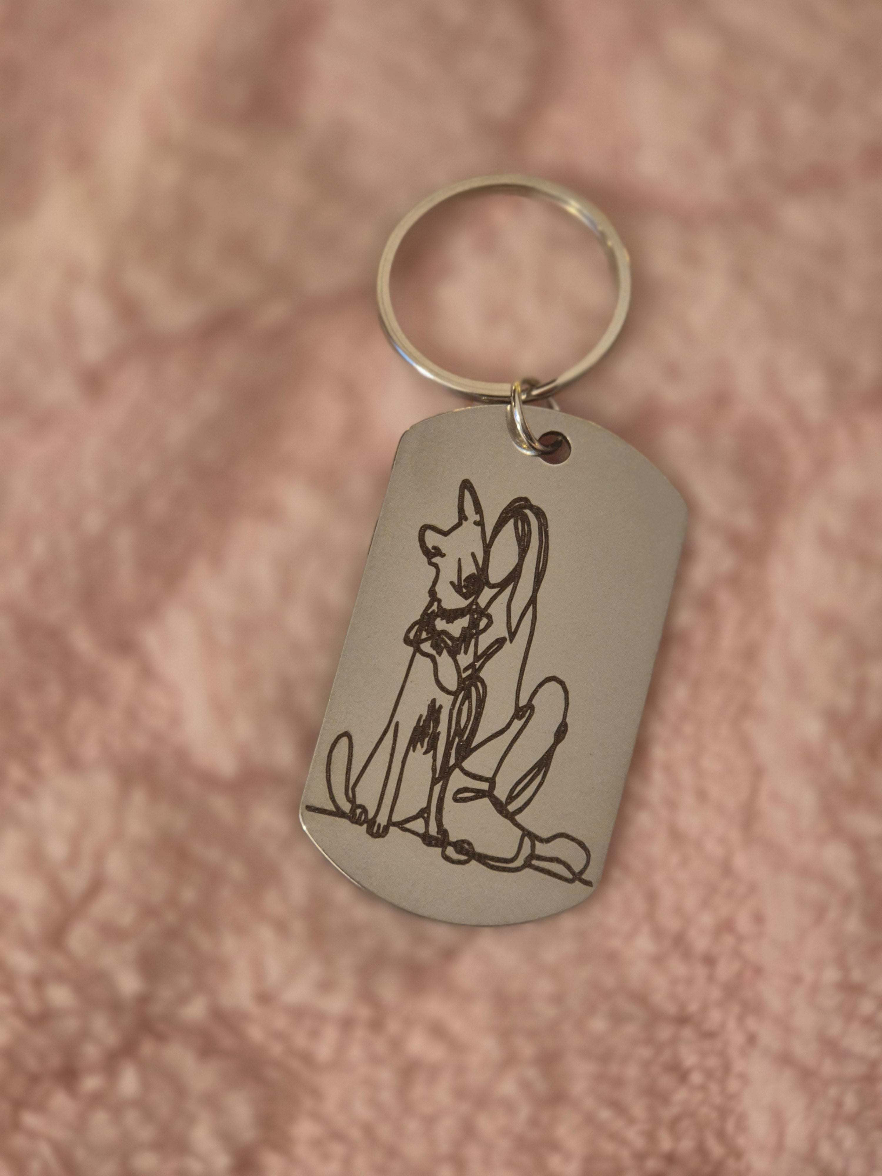 Porte-clés  Amour fidèle 🐾
