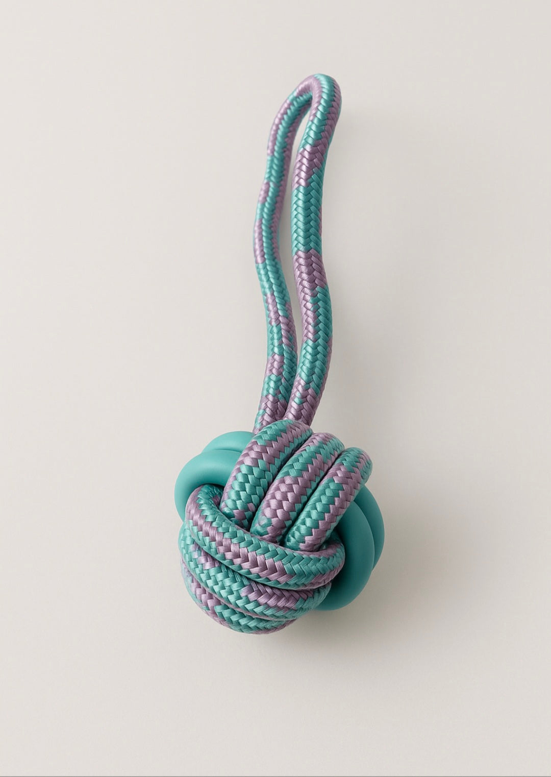Jouet en corde avec balle nouée pour chien(non indestructible)