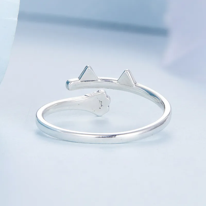 Bague Patte de Chat Argent 925 – Bijou Amour Animal