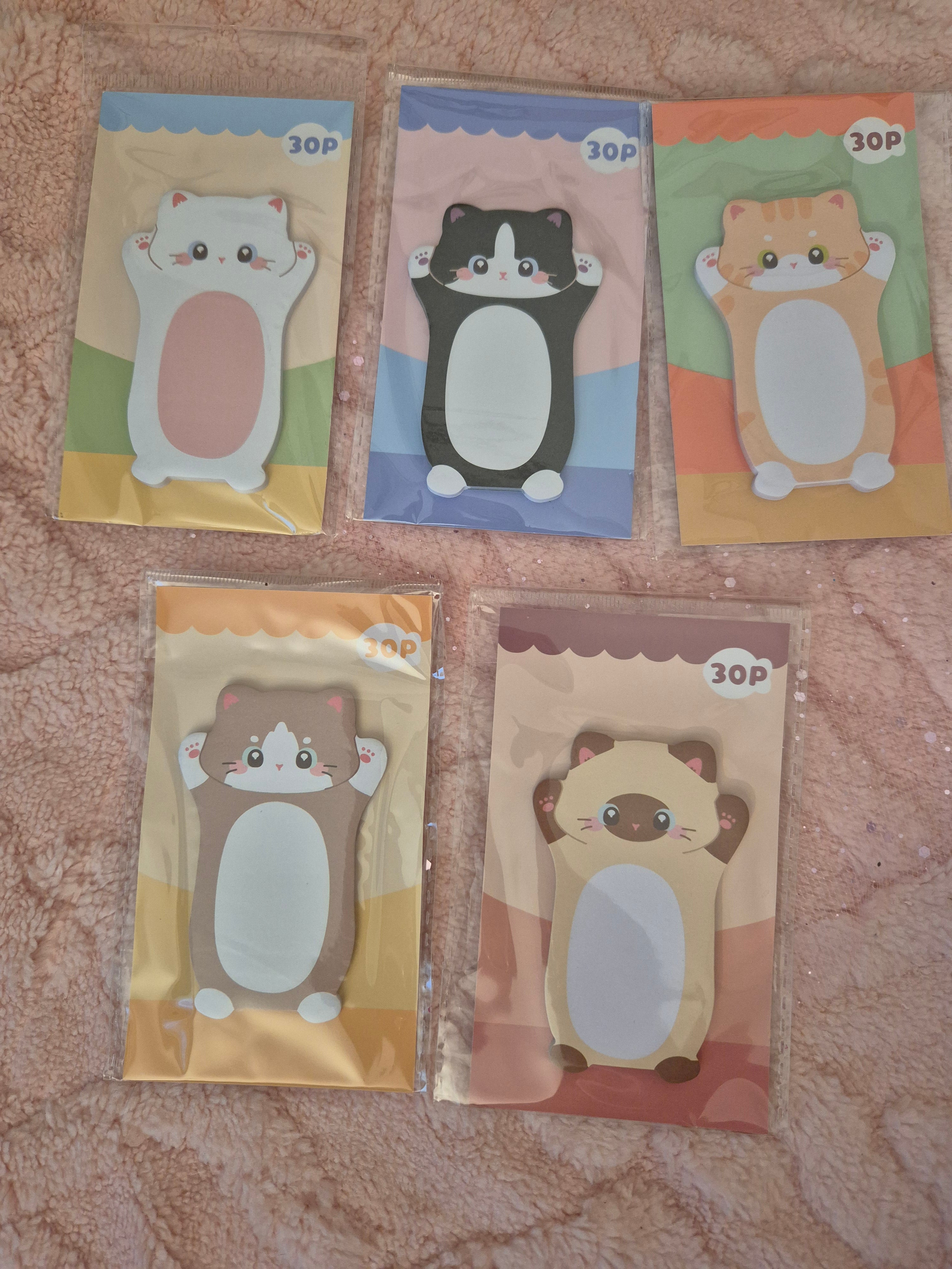 Mini notes Kawaii chat Papouille
