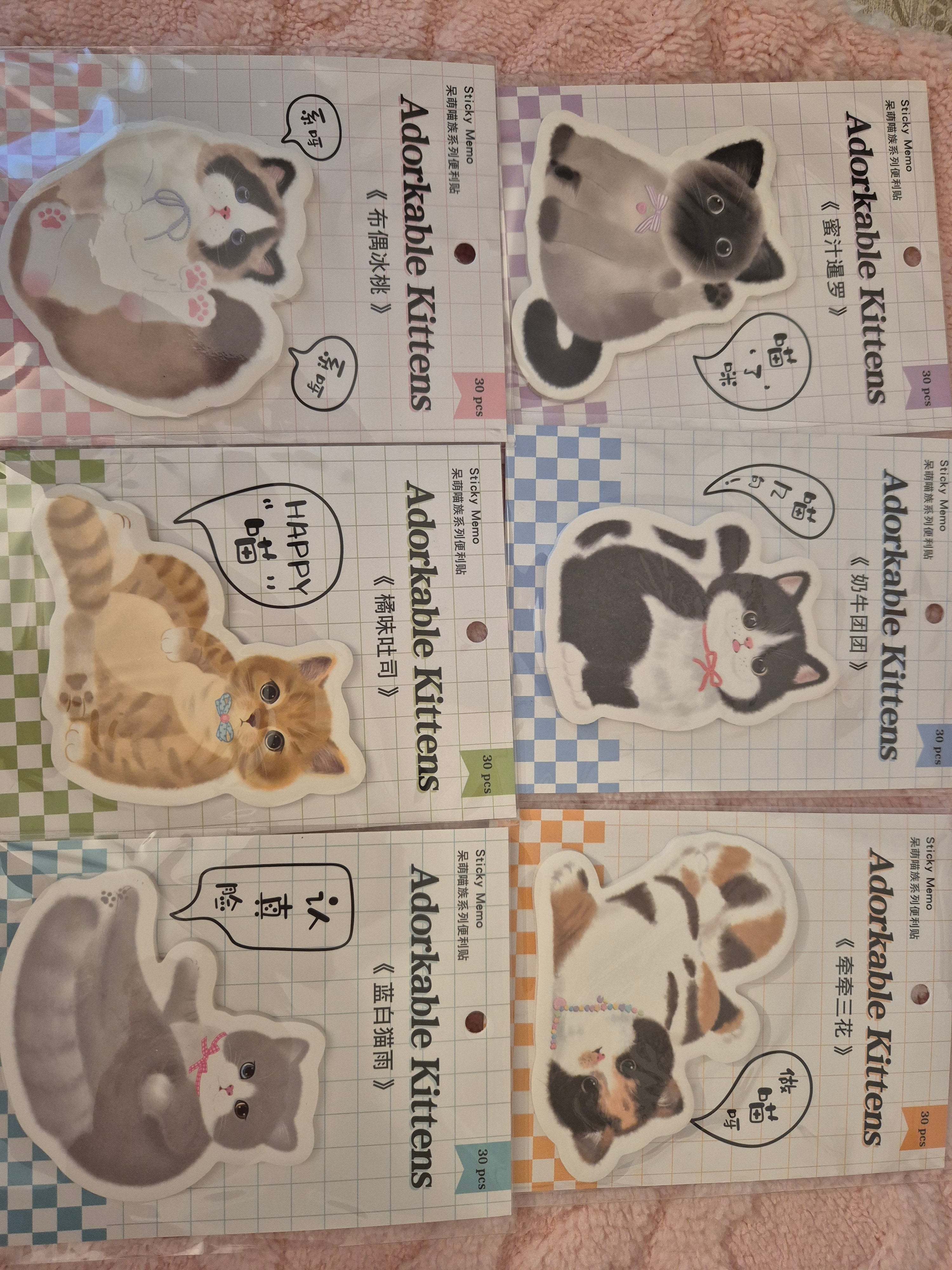 Notes kawaii chat Papouille🐾