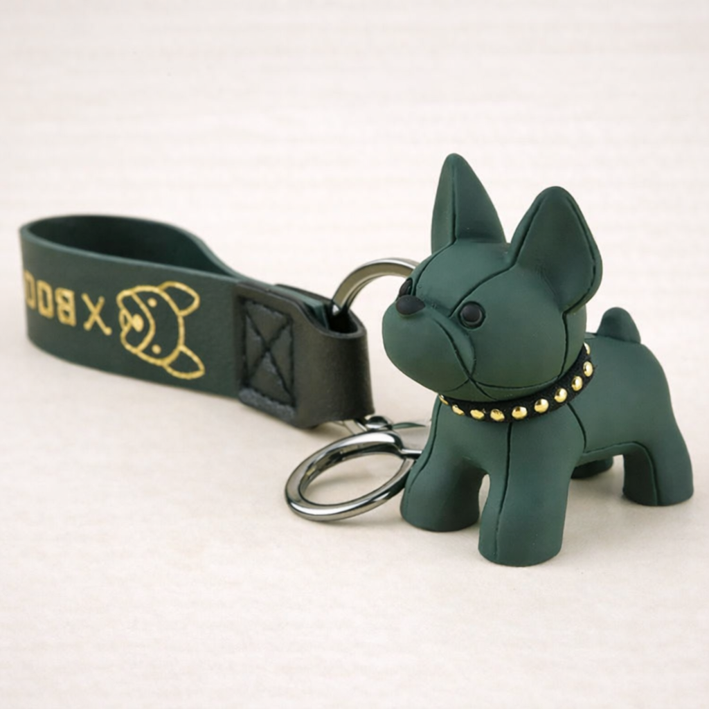 Porte-clés chien Papouille 🐶✨