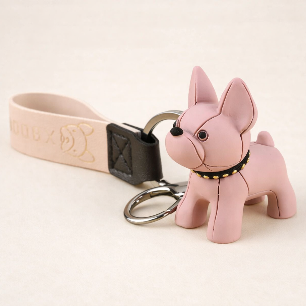 Porte-clés chien Papouille 🐶✨