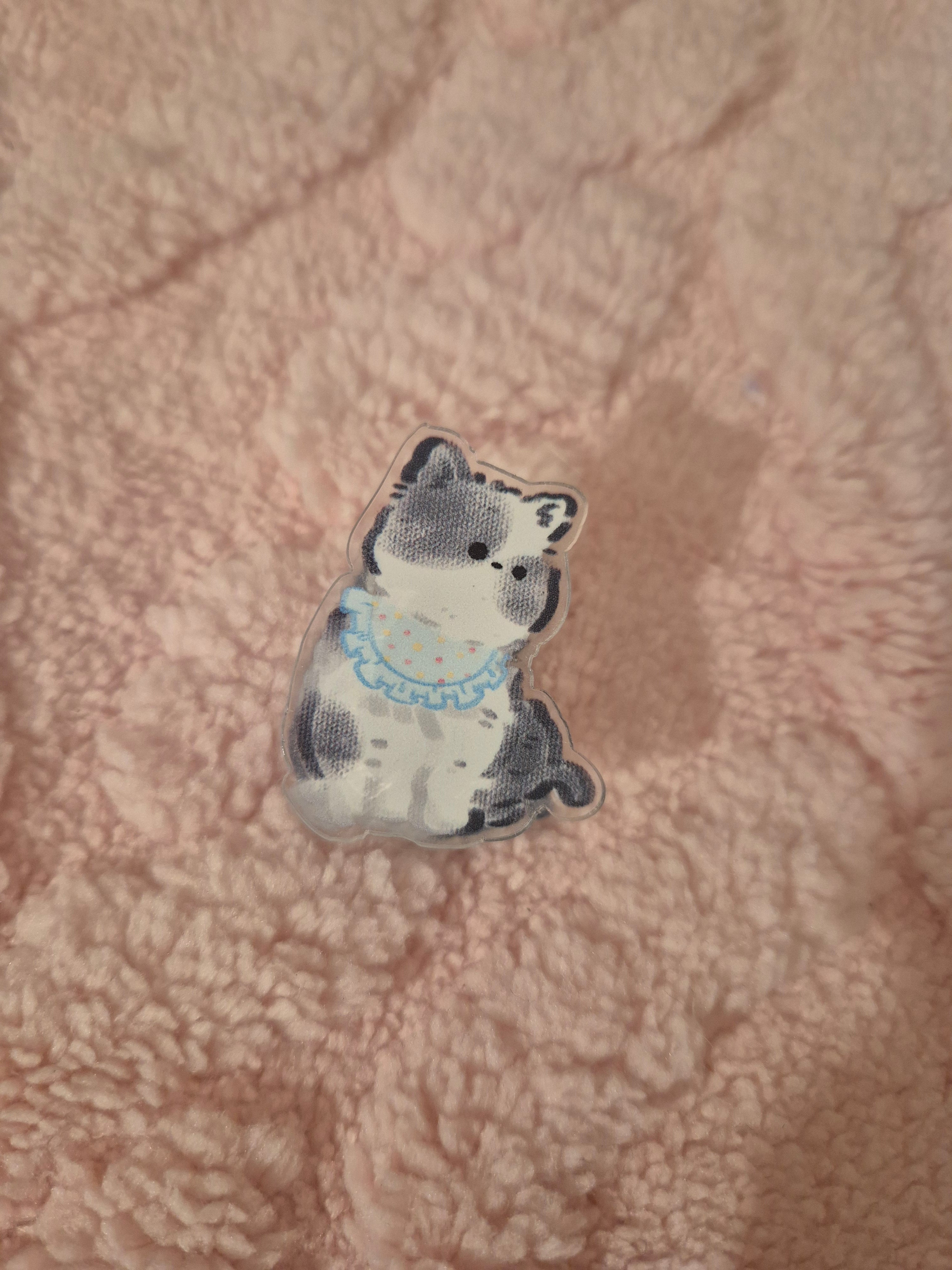 Pince mémo chaton kawaii