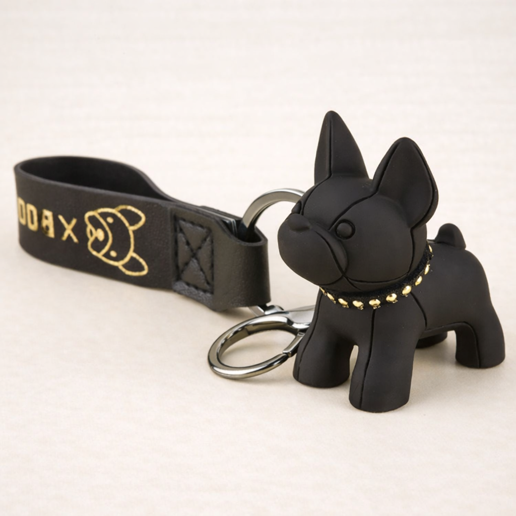 Porte-clés chien Papouille 🐶✨