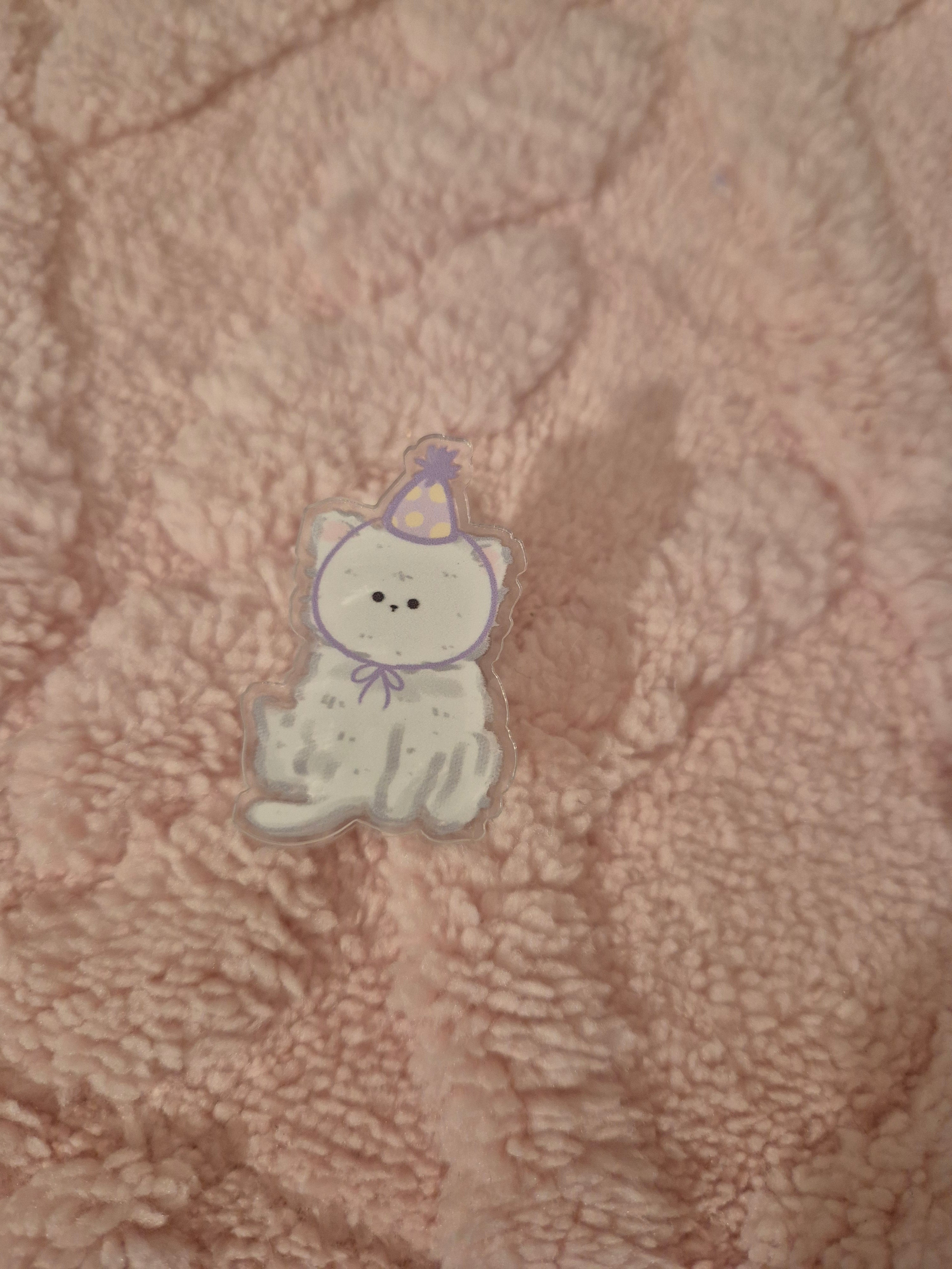 Pince mémo chaton kawaii
