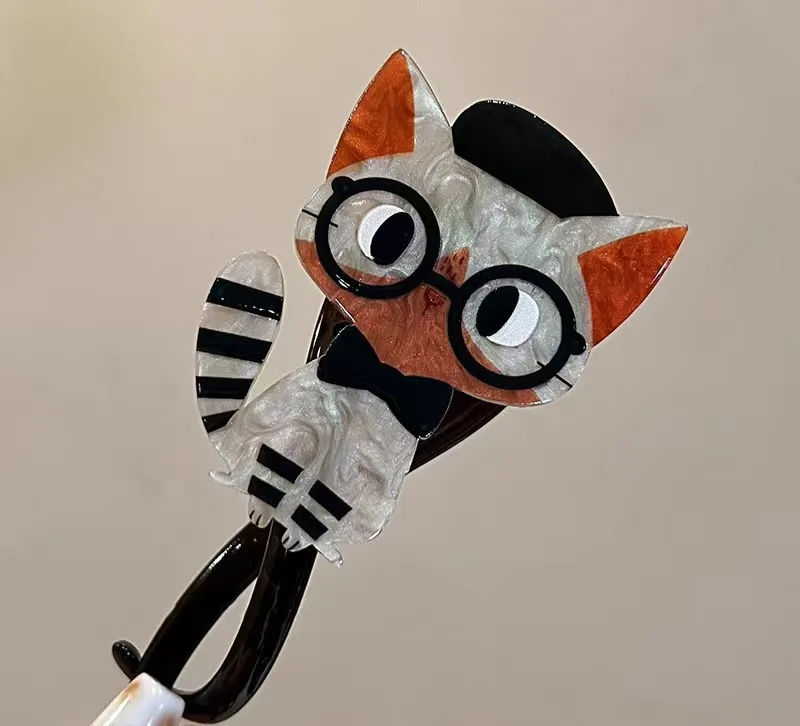 🐱 Pince à cheveux Chat – Accessoire mignon & original