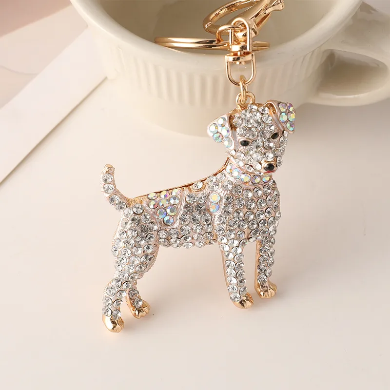 🐶 Porte-clé Chien Bijou – Finition Premium