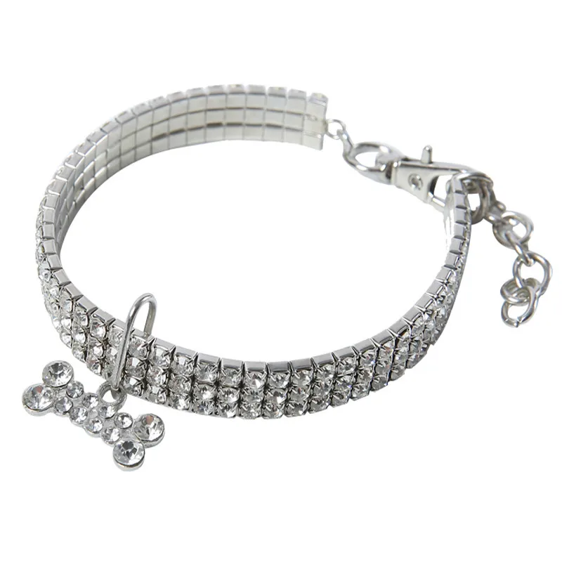 Collier Bijou Brillant pour Chihuahua & Chiens Toy – Taille XS