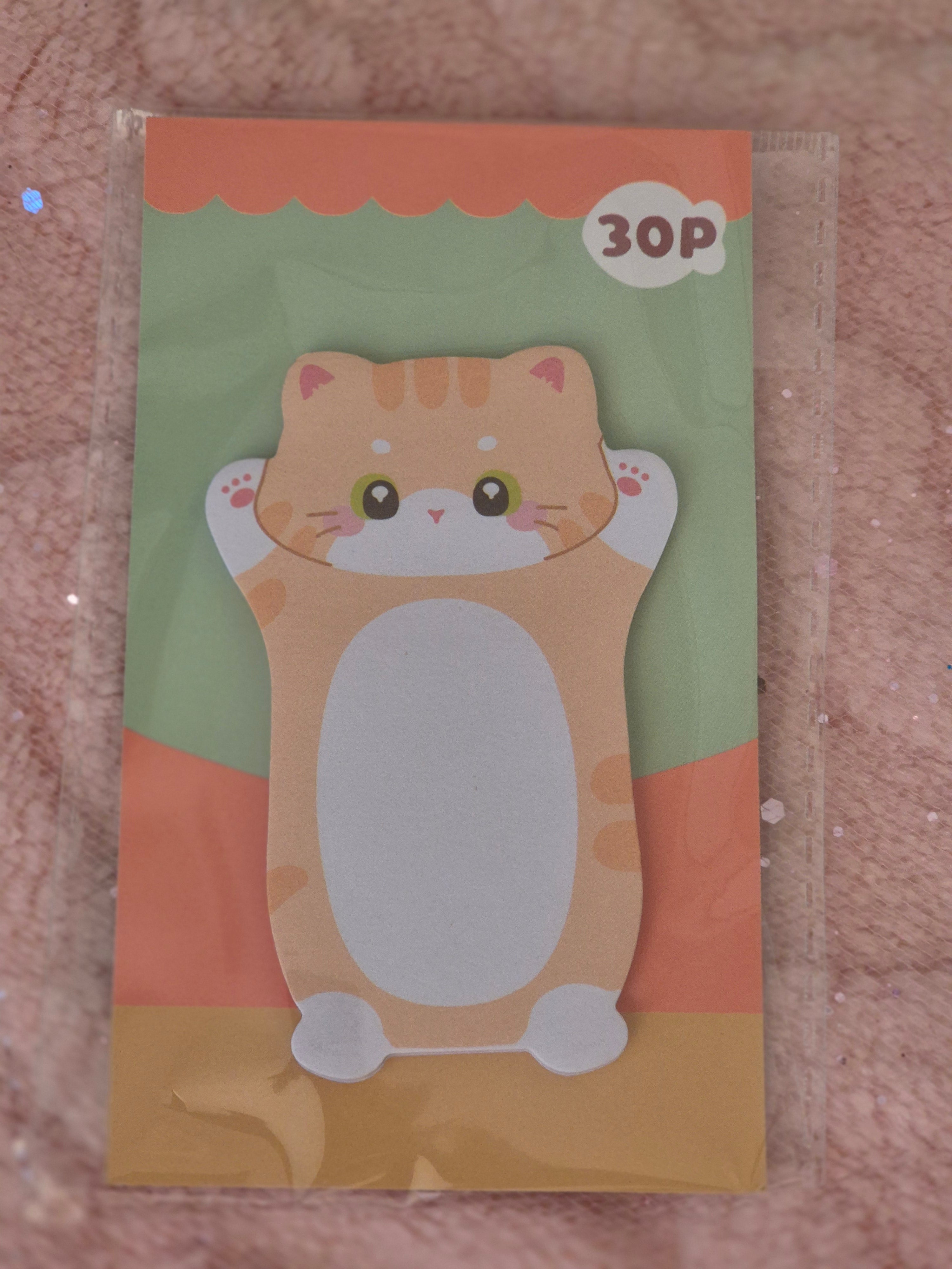 Mini notes Kawaii chat Papouille