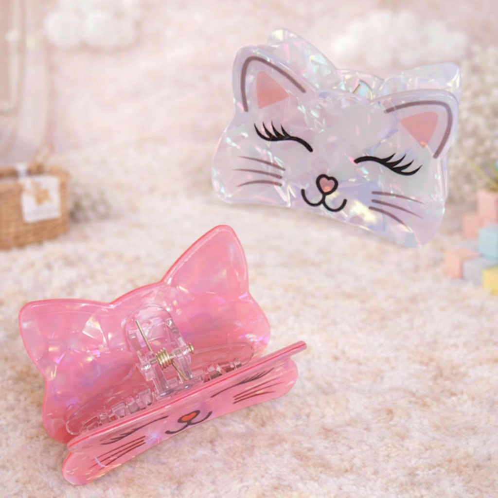 Pinces à cheveux Papouille – Petit Chat Tout Doux ✨