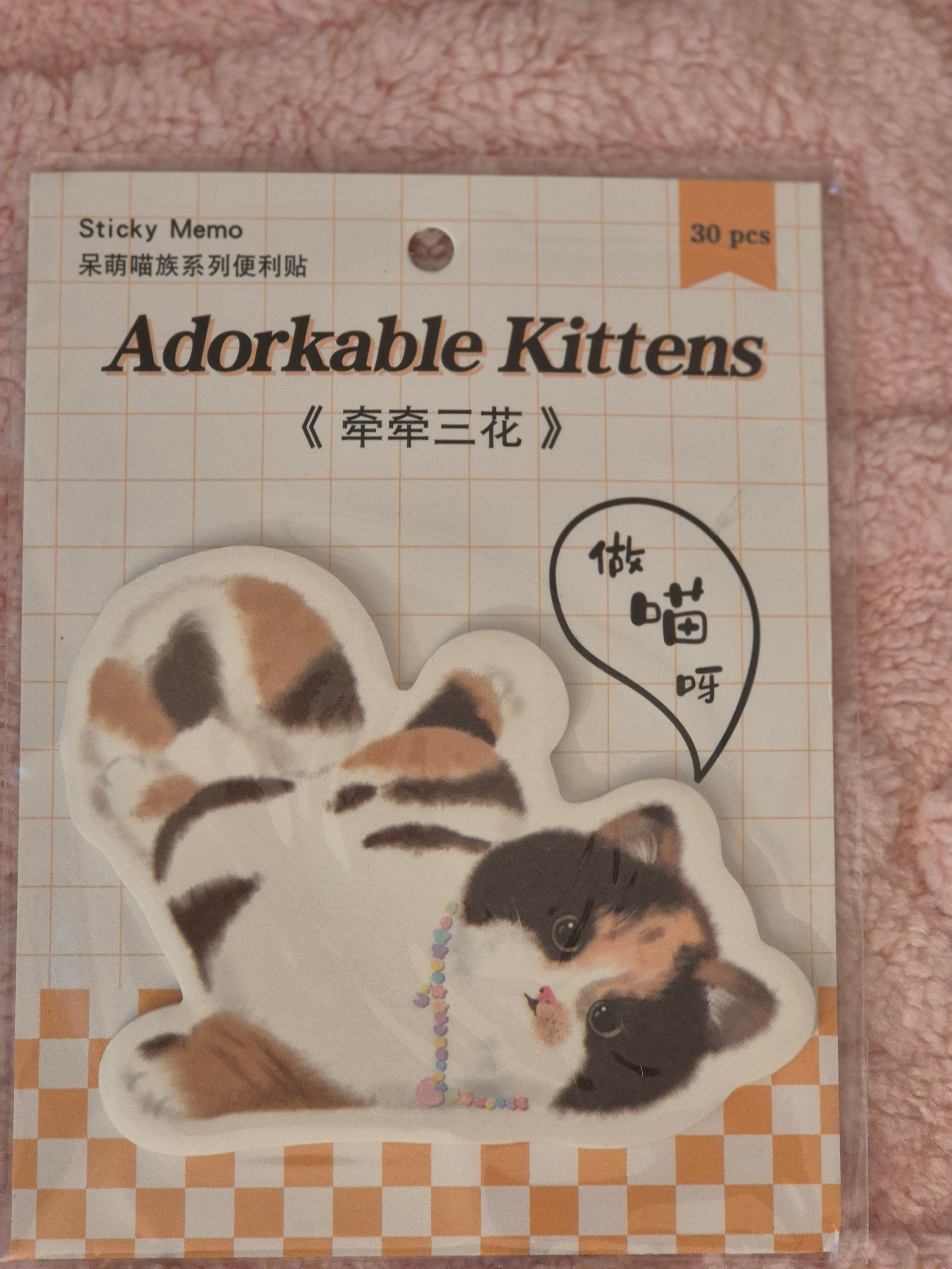 Notes kawaii chat Papouille🐾