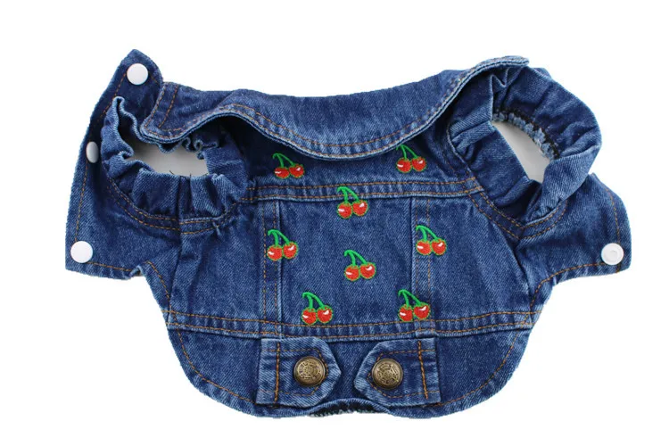 Veste en jean cerises – Spécial printemps