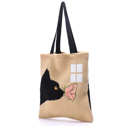 Sac cabas effet pull – doux & original