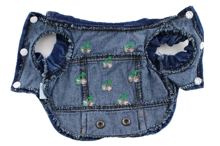 Veste en jean cerises – Spécial printemps