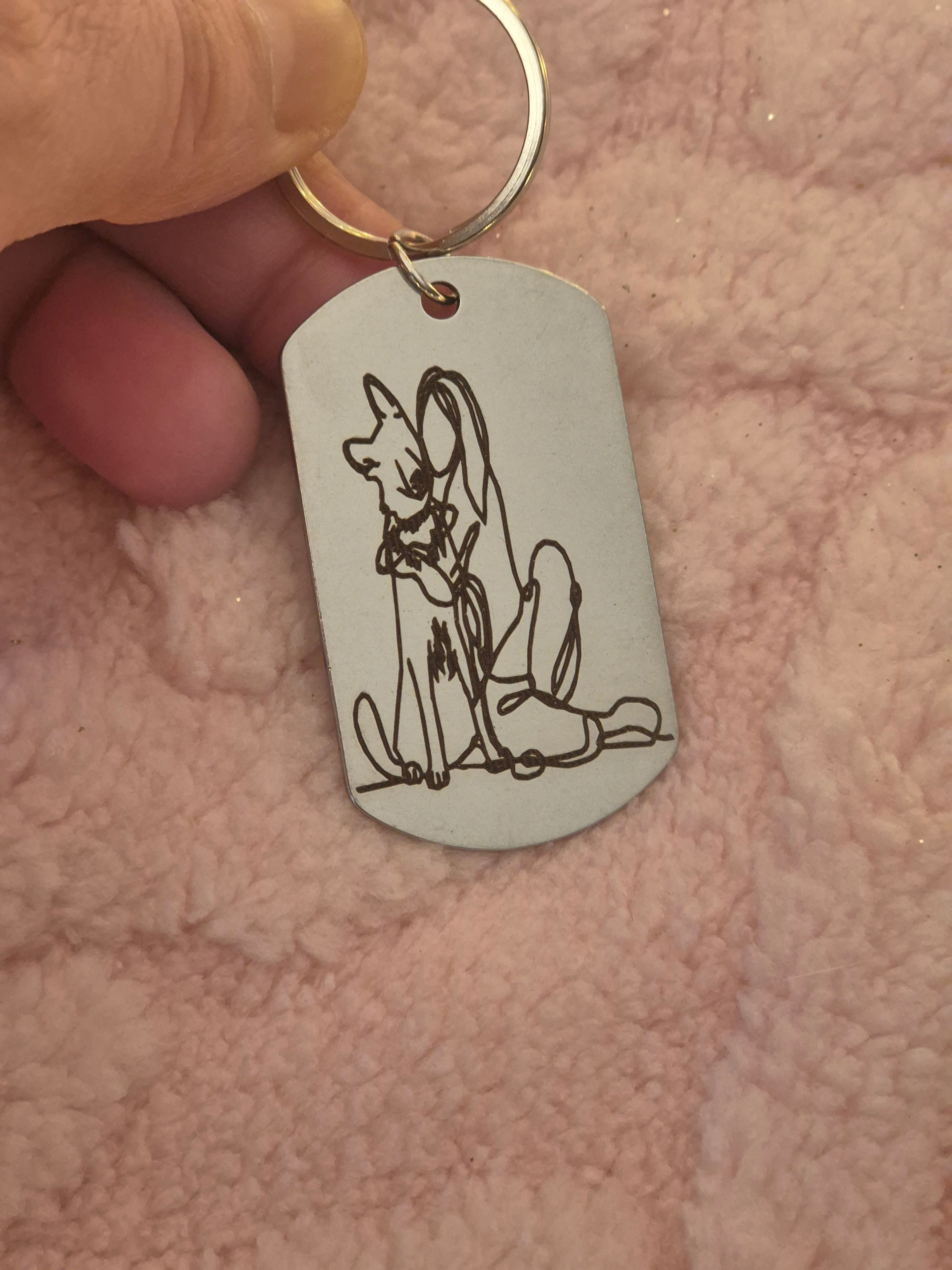 Porte-clés  Amour fidèle 🐾