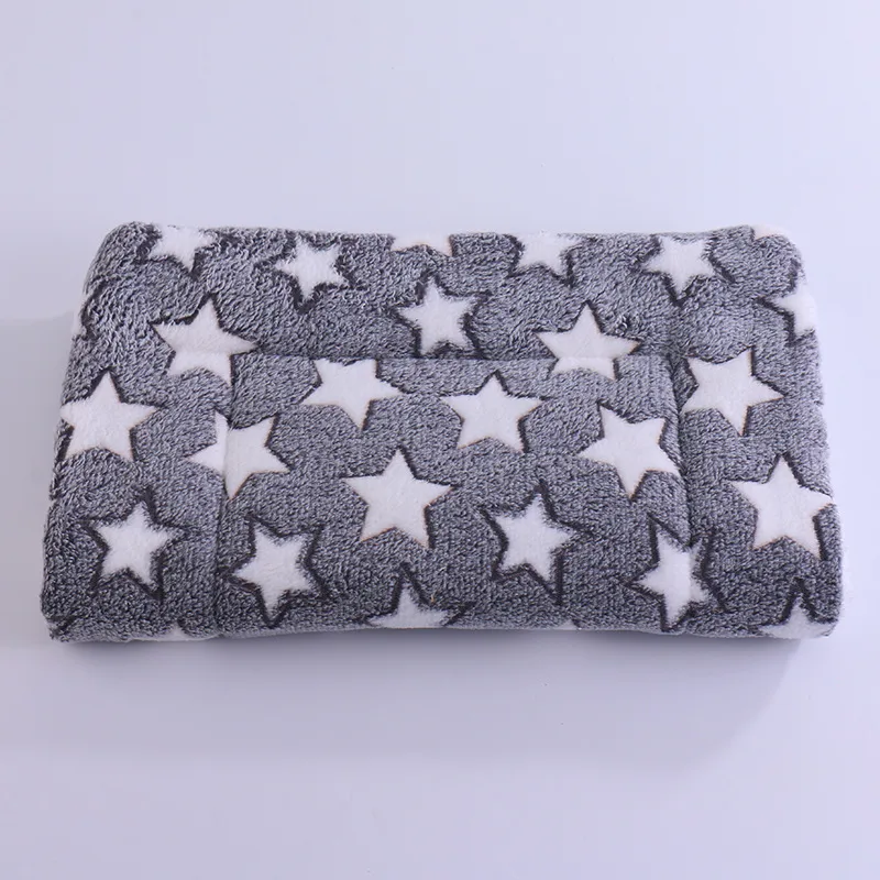 🐾 Coussin Douillet Étoilé – Gris