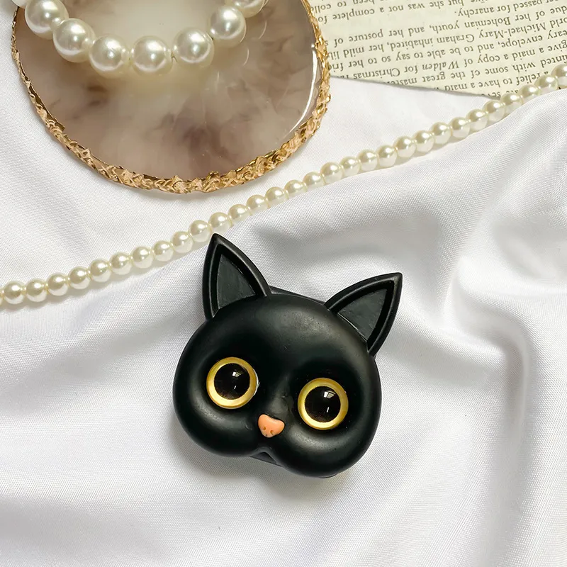 🐾 Support téléphone Chat 3D – Mignon & Pratique
