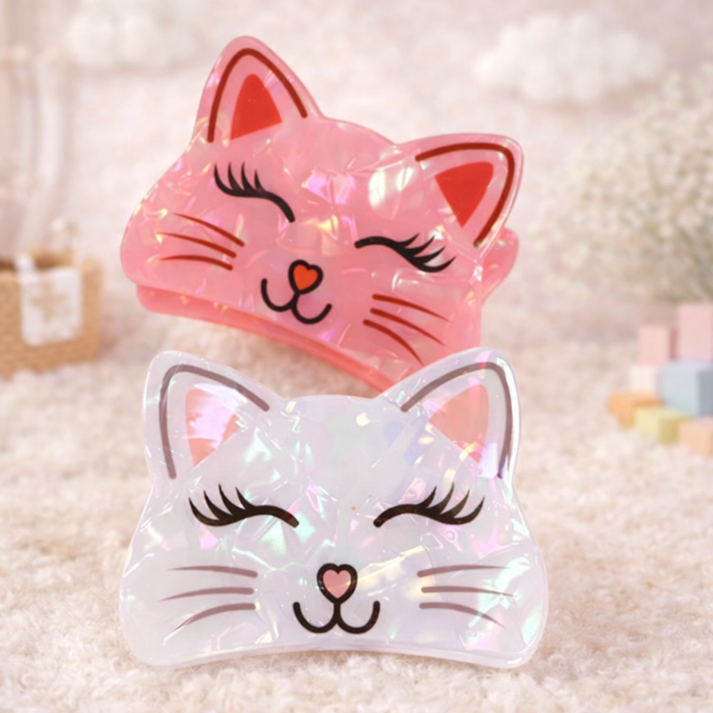 Pinces à cheveux Papouille – Petit Chat Tout Doux ✨